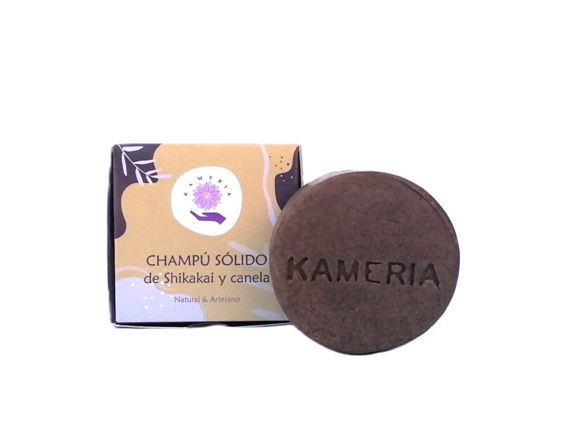 CHAMPÚ SÓLIDO DE SHIKAKAI Y CANELA